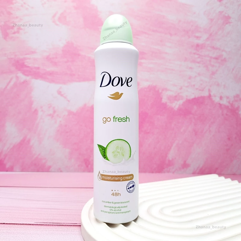 اسپری ضد تعریق داو مدل Go Fresh با رایحه خیار و چای سبز حجم 250 میل